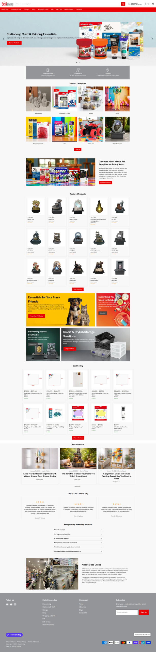 casaliving website preview