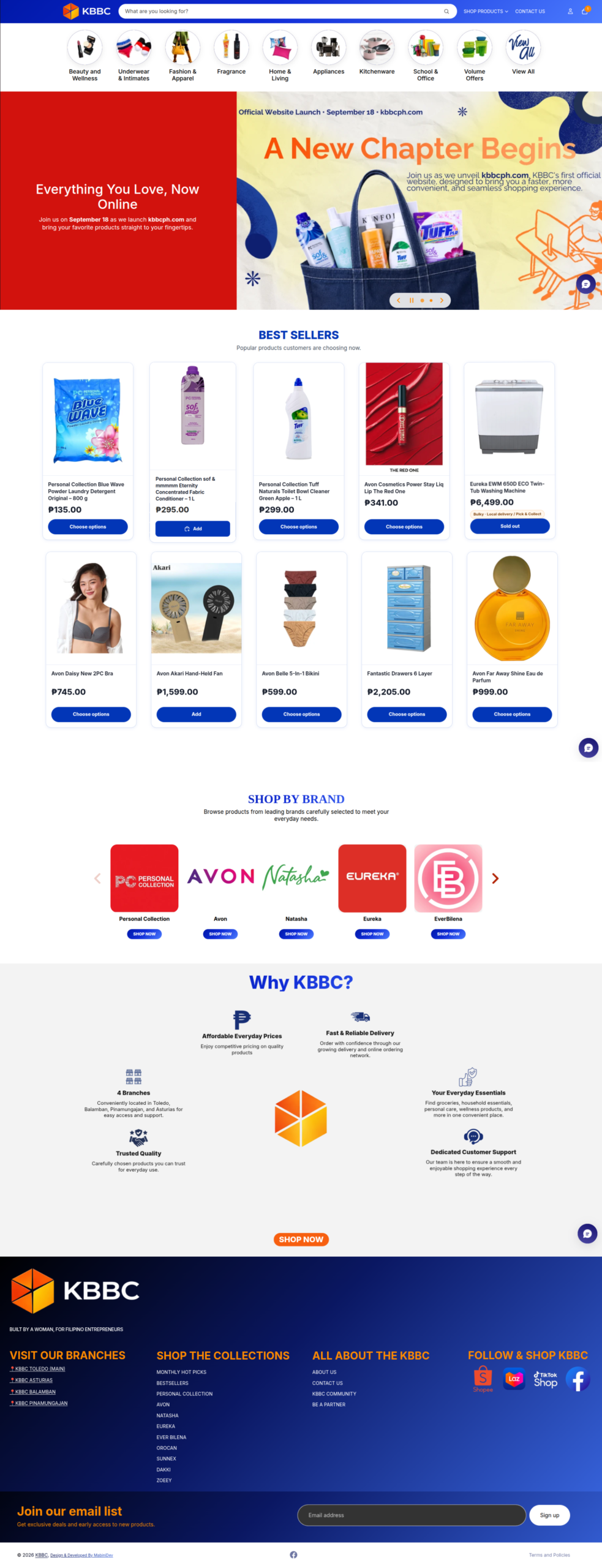 KBBC website preview