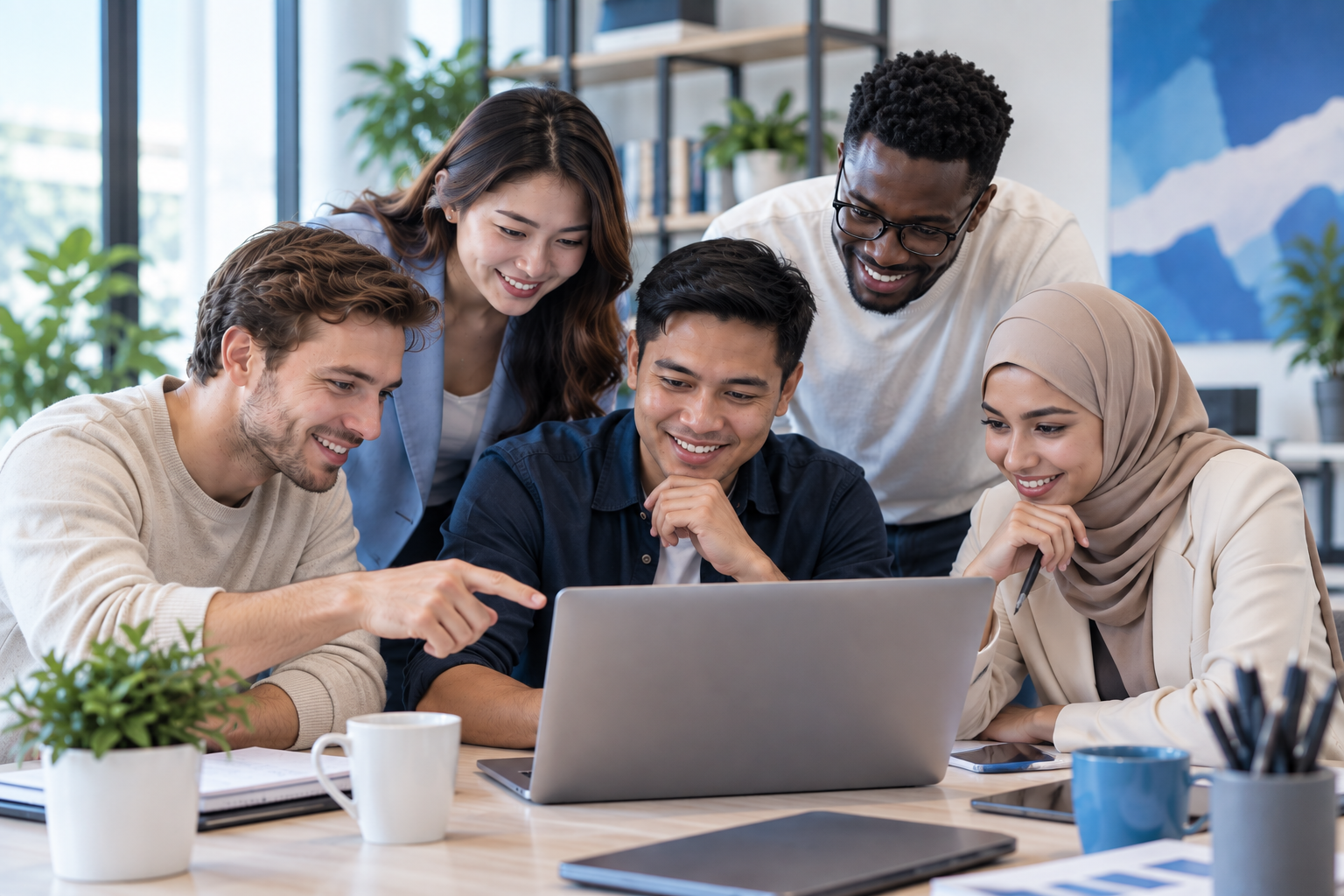 MabiniDev creative and development team collaborating on a website